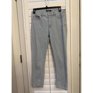 Lauren Ralph Lauren premier straight cropped  striped jeans size 6